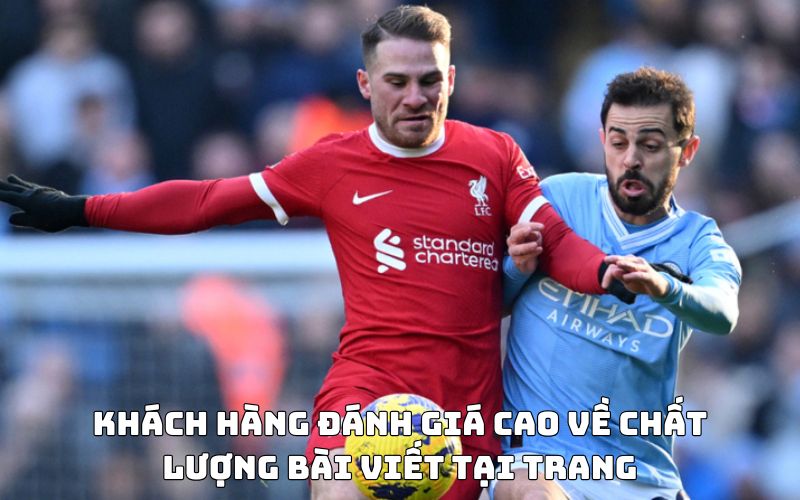 Khách hàng đánh giá cao về chất lượng bài viết tại trang