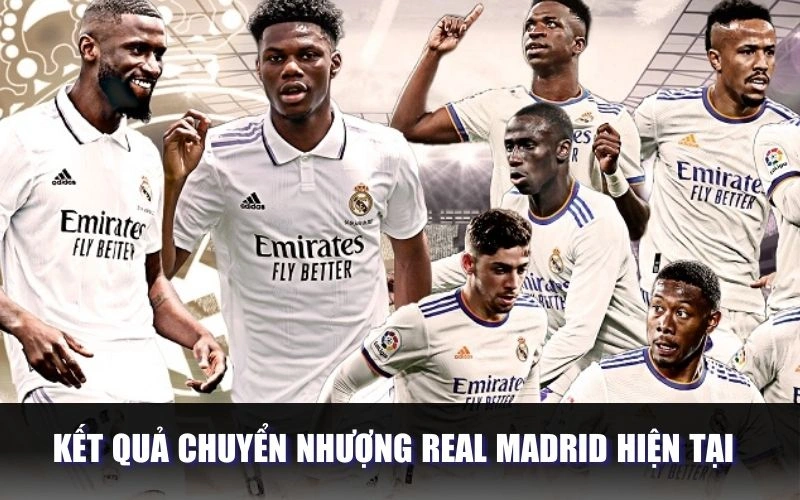 Kết quả chuyển nhượng Real Madrid hiện tại