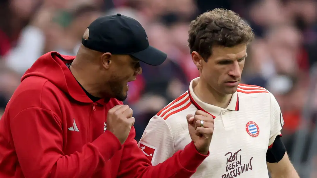 Vincent Kompany nói về tương lai của Thomas Muller tại Bayern Munich